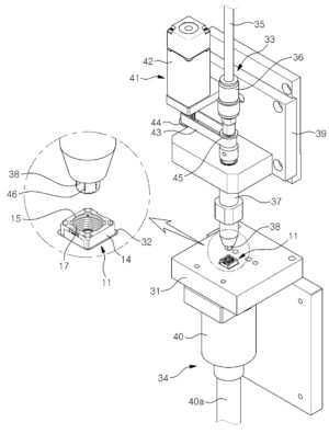 카메라모듈 에어세정장치 Air cleaning apparatus for a camera module