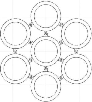 간격체가 구비된 고속 원자로 핵연료 집합체 FUEL AMMEMBLY WITH SPACER PADS IN A FAST BREEDER REACTOR