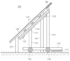 태양광 발전 겸용 이산화탄소 포집 장치 Apparatus for combining solar power generation with carbon dioxide capture