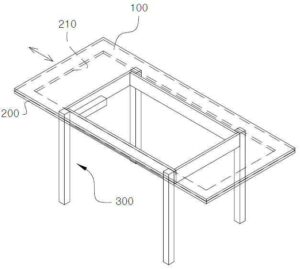 가변 설치 및 보관이 용이한 테이블 table with easy variable installation and keeping function