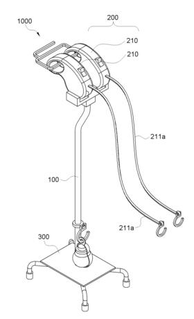 반려동물 산책용 지팡이