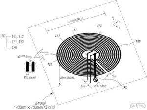 코니컬 방사패턴을 갖는 Ｃ 형상의 미앤더 라인 ＲＦＩＤ 태그 안테나