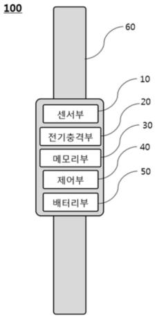 졸음방지용 손목형 전기충격기