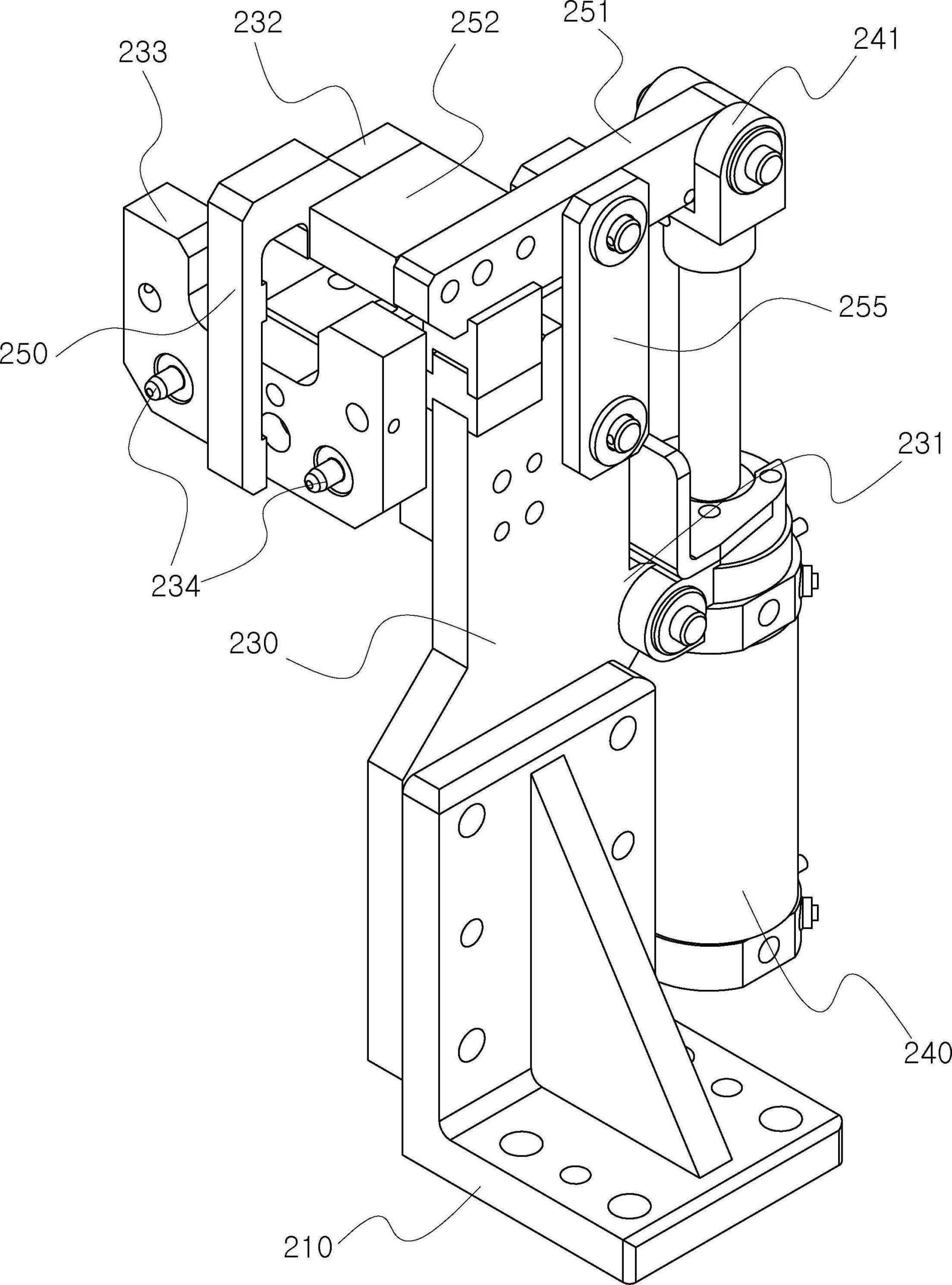Clamping Rib 조립 주택의 스터드 용접용 리브 고정 클램핑지그(RIB CLAMPING JIG FOR WELDING STUD OF ...