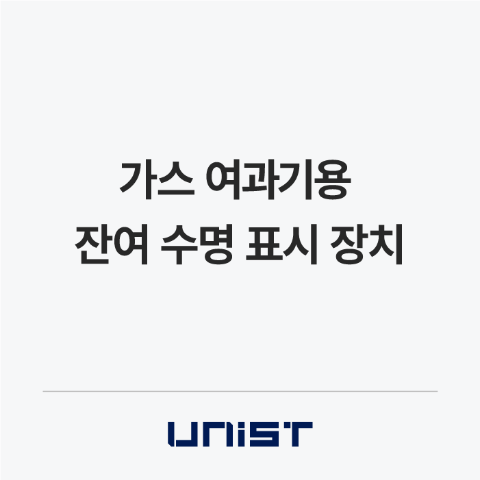 가스 여과기용 잔여 수명 표시 장치