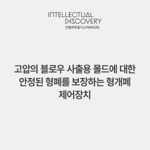 고압의 블로우 사출용 몰드에 대한 안정된 형폐를 보장하는 형개폐 제어장치