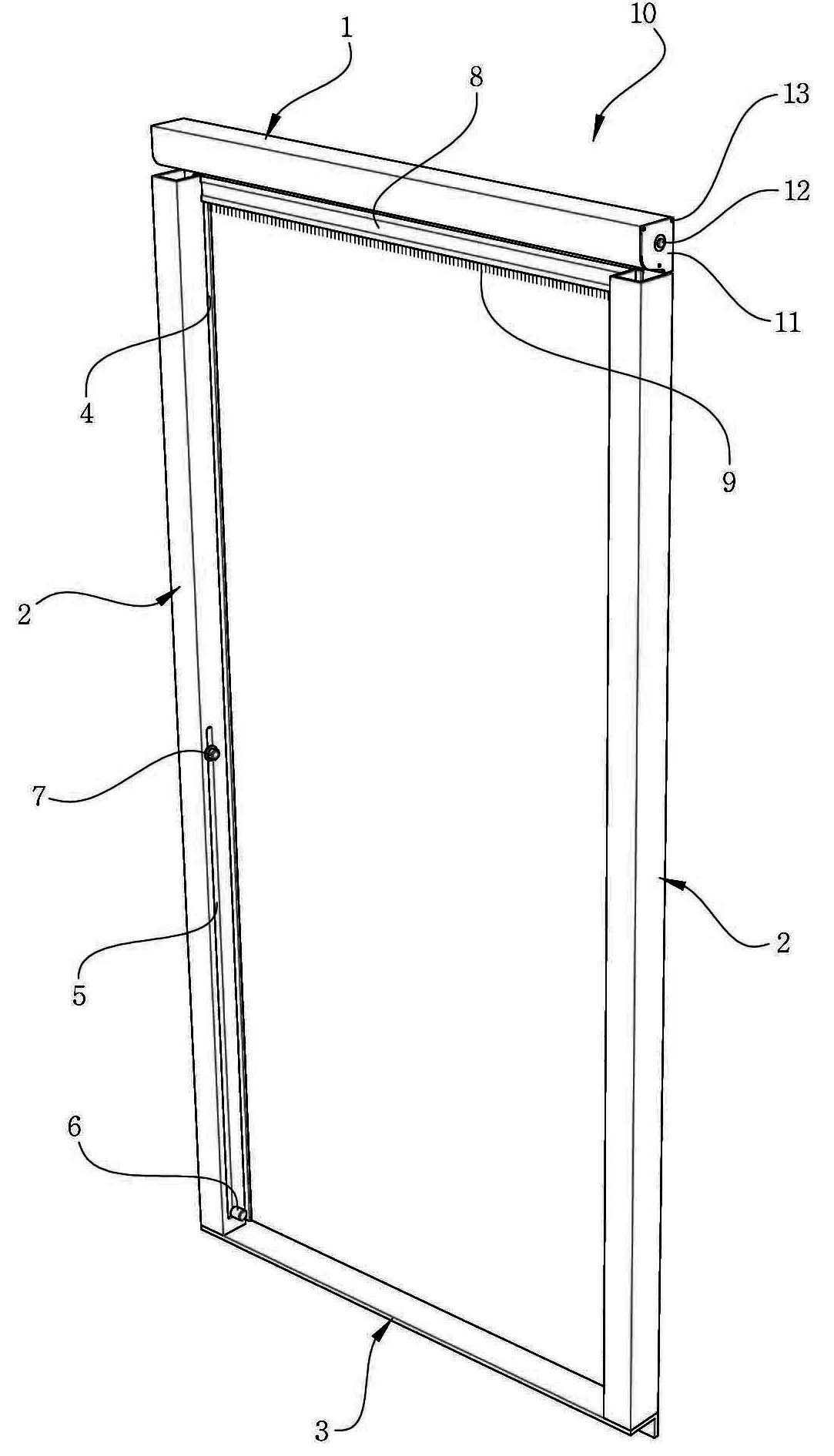 창호용 롤방충망 유닛(Roll screen unit for windows and doors)