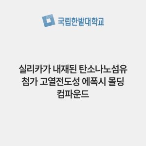 실리카가 내재된 탄소나노섬유 첨가 고열전도성 에폭시 몰딩 컴파운드